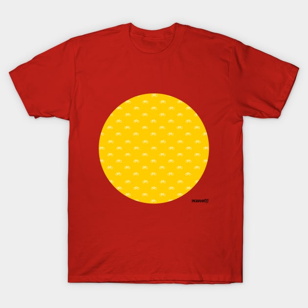 Bicycle Pattern T-Shirt by Pigbanko